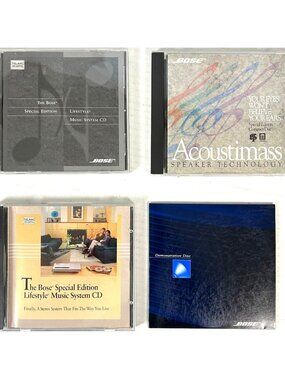 Bose Wave Radio 4 Promo CD Lot Acoustimass Demo Special Ed Lifestyle 1993-1999